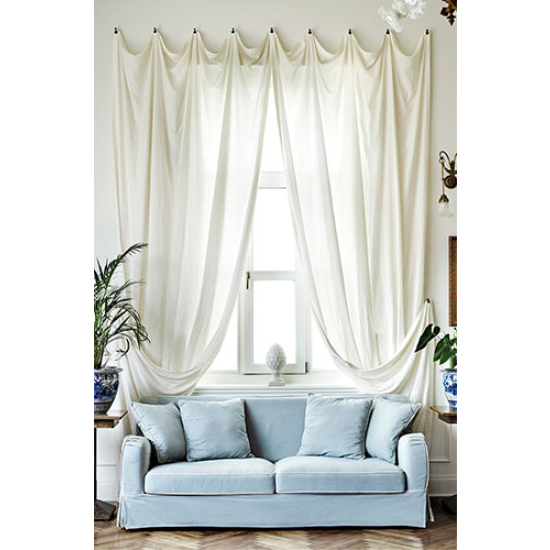 Keten Görünümlü Tül Perde